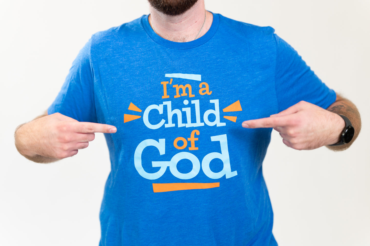 "I Am A Child Of God" Adult Men's T-Shirt