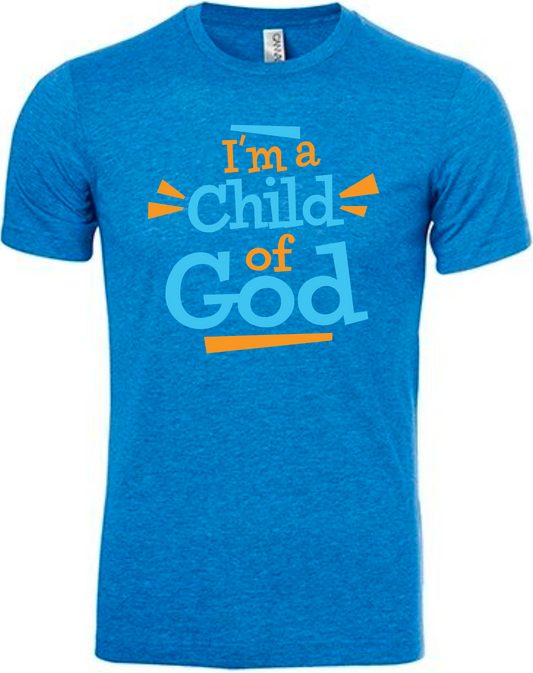 "I Am A Child Of God" Adult Men's T-Shirt